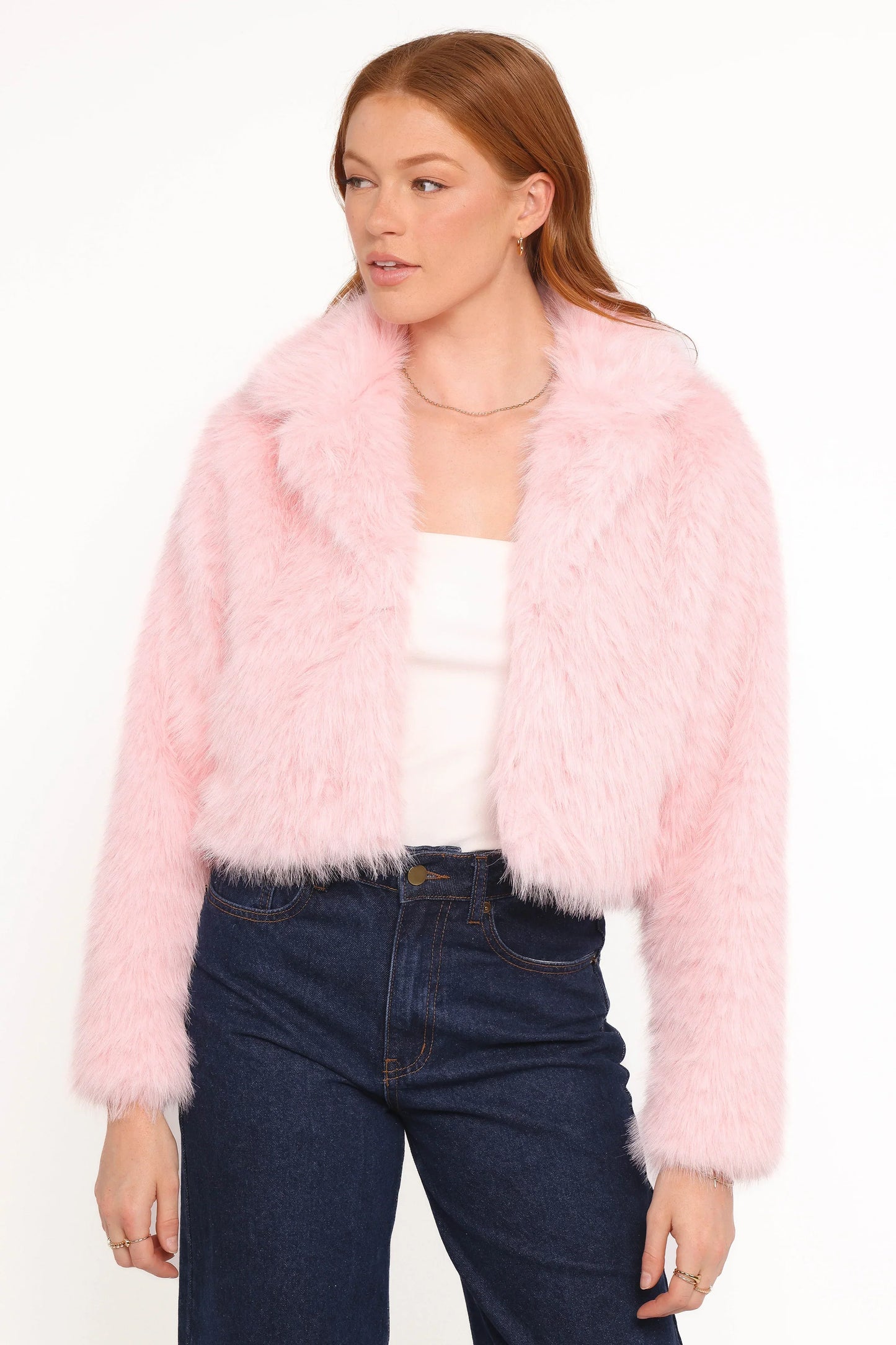 Bobbi Faux Fur Jacket Pink