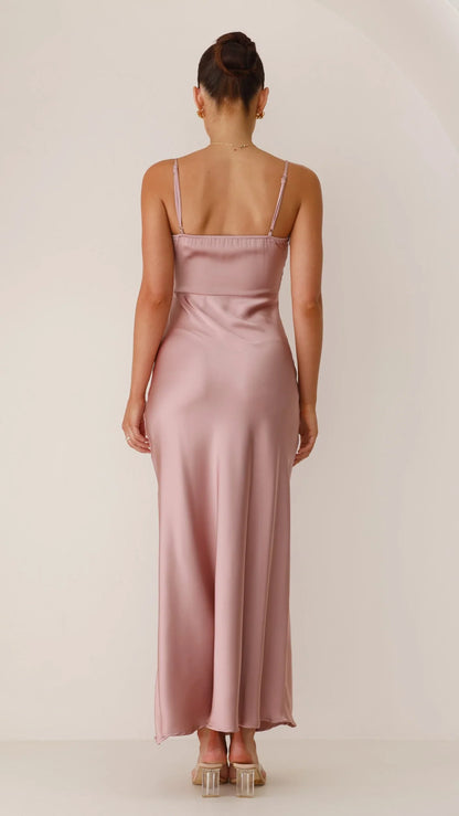Ilana Maxi Dress Dusty Pink