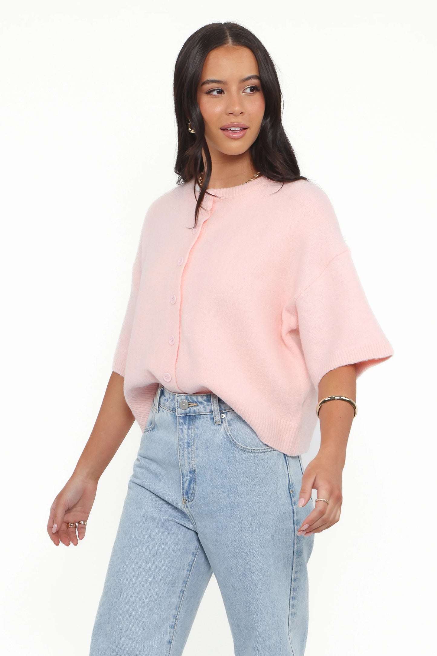 Lilith Knit Top Pink