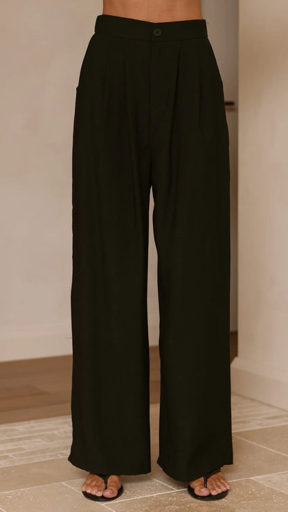 Zahira Pants Black