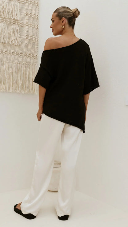 Keisha Off The Shoulder Top Black