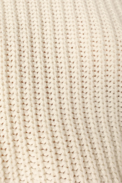 Catalina Polka Dot Texture Knit Sweater Ivory