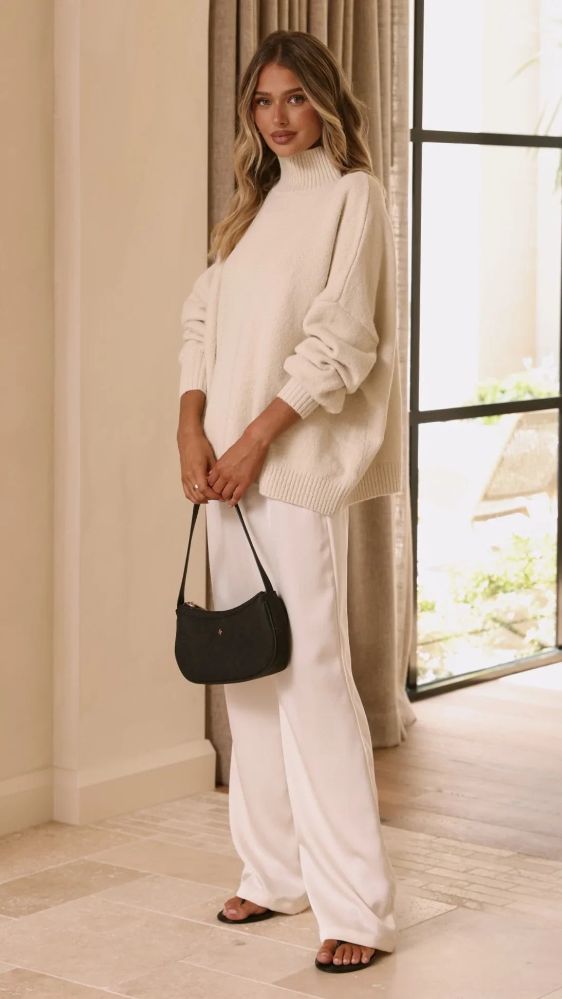 Harita Knitted Sweater Cream
