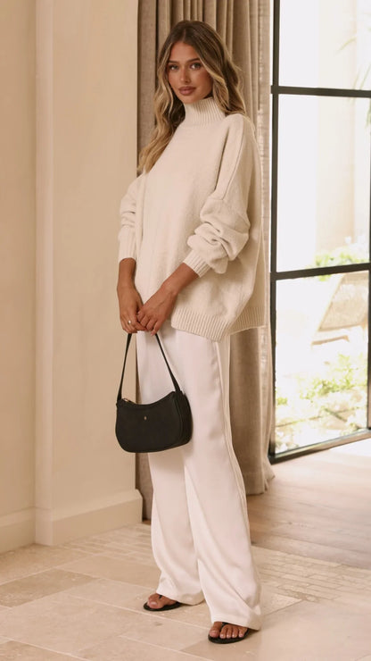 Harita Knitted Sweater Cream