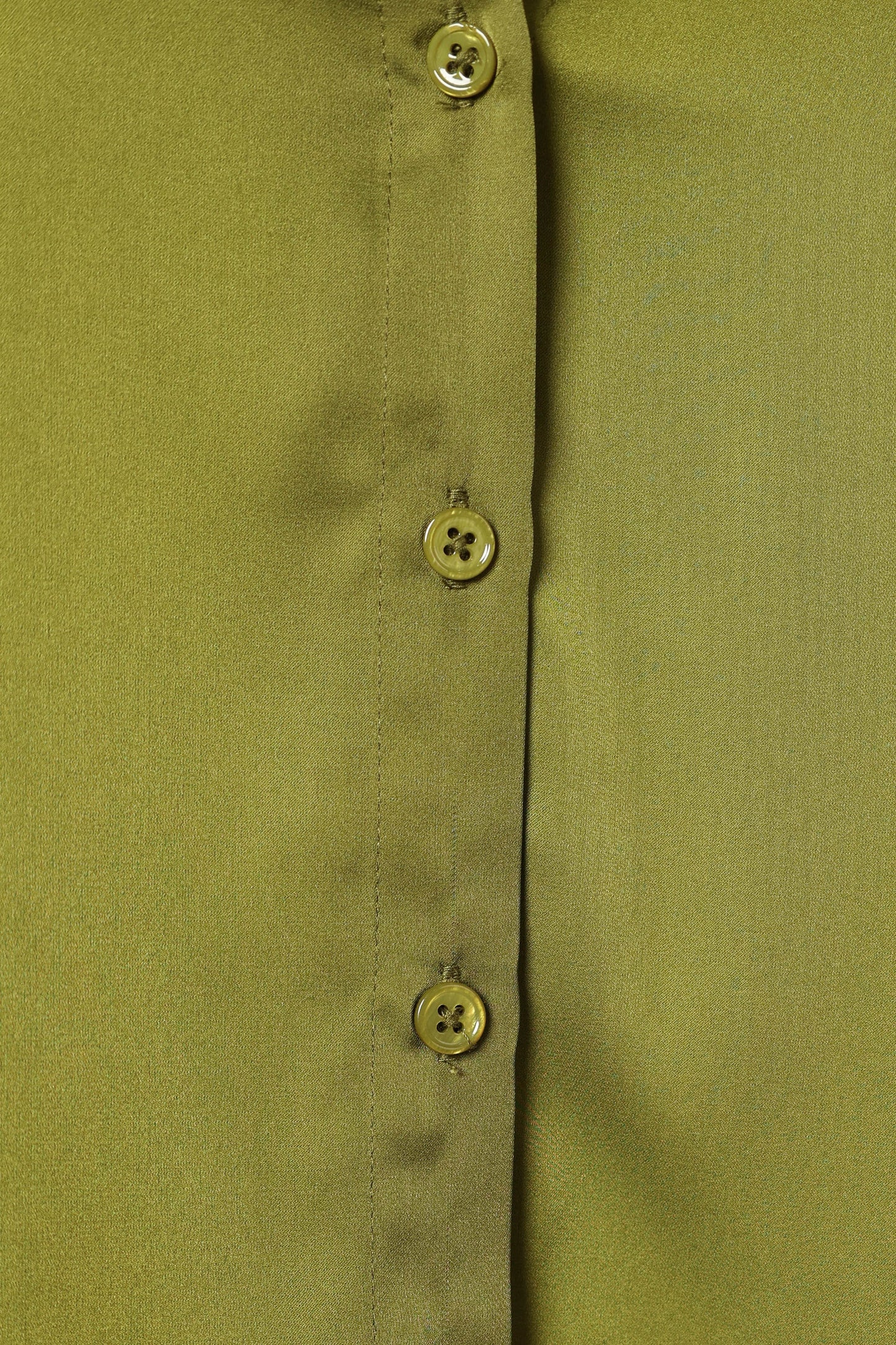 Narissa Satin Shirt Palm Green