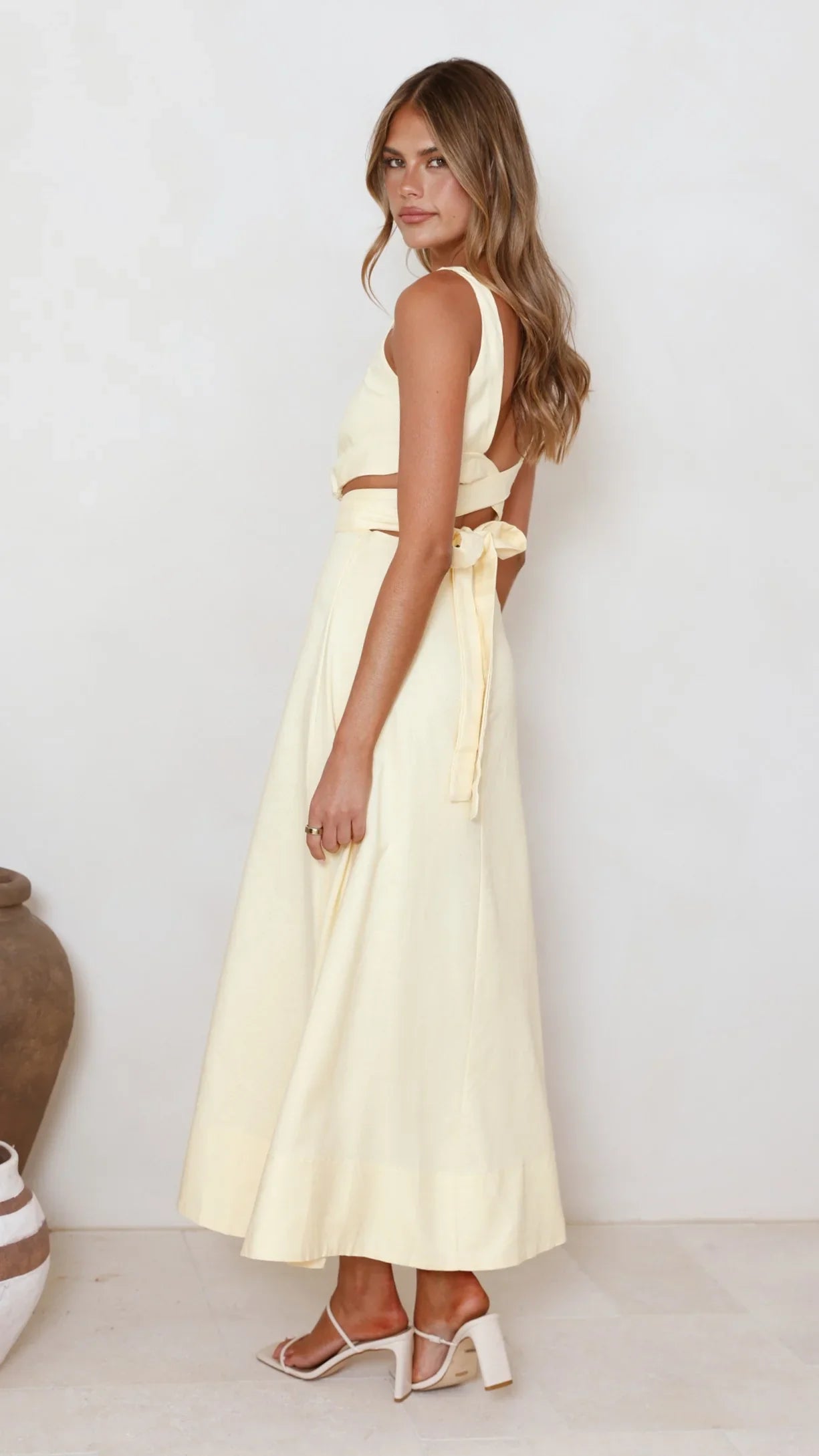 Kimberley Maxi Dress Yellow