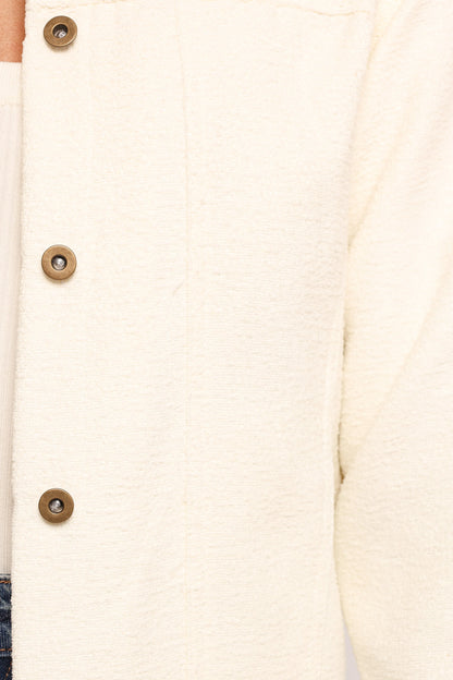 Sandy Boucle Jacket White