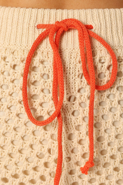 Val Knit Short Beige
