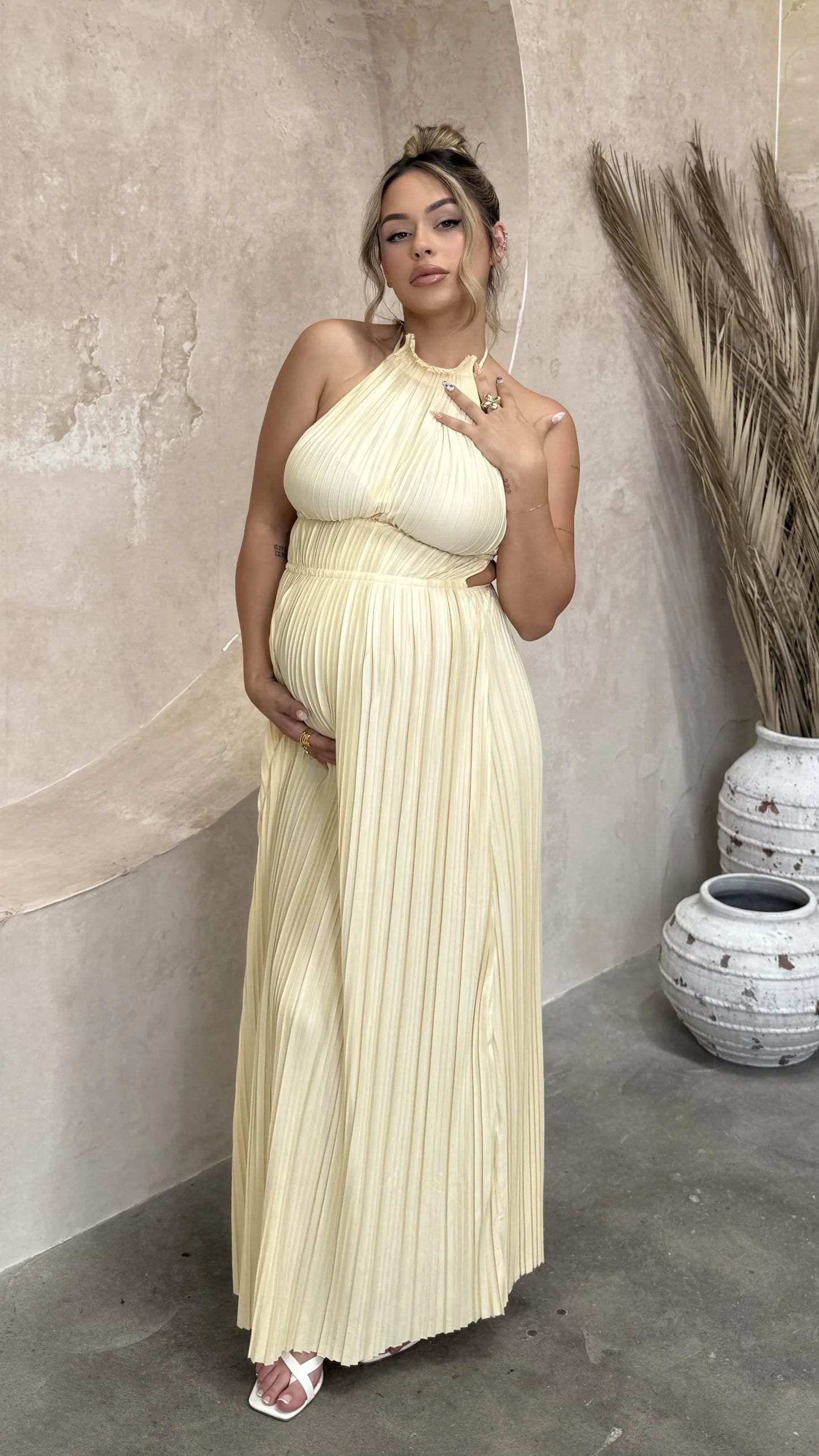 Frances Maxi Dress Yellow