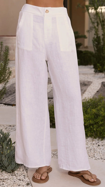 Jude Pants White