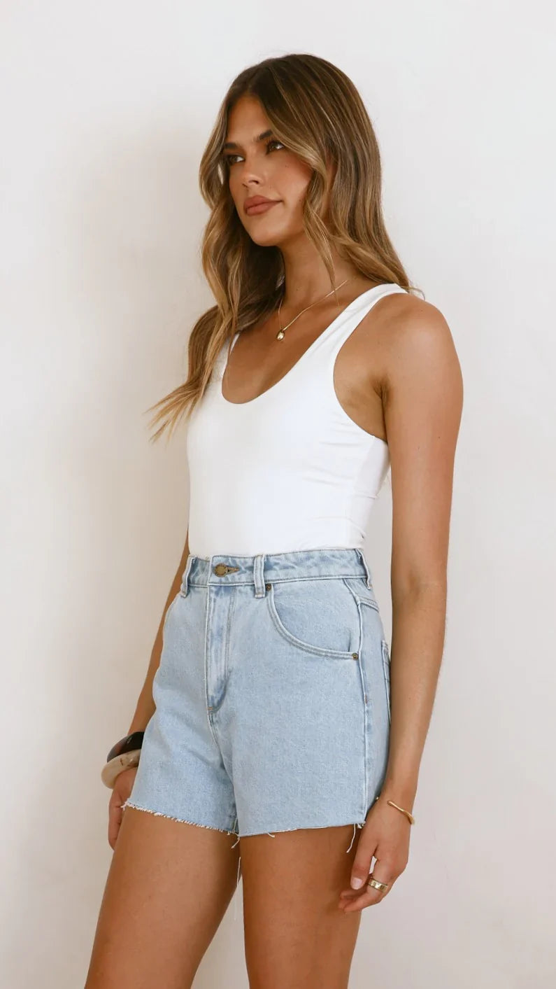 Rollas Mirage Short Nina Blue Organic