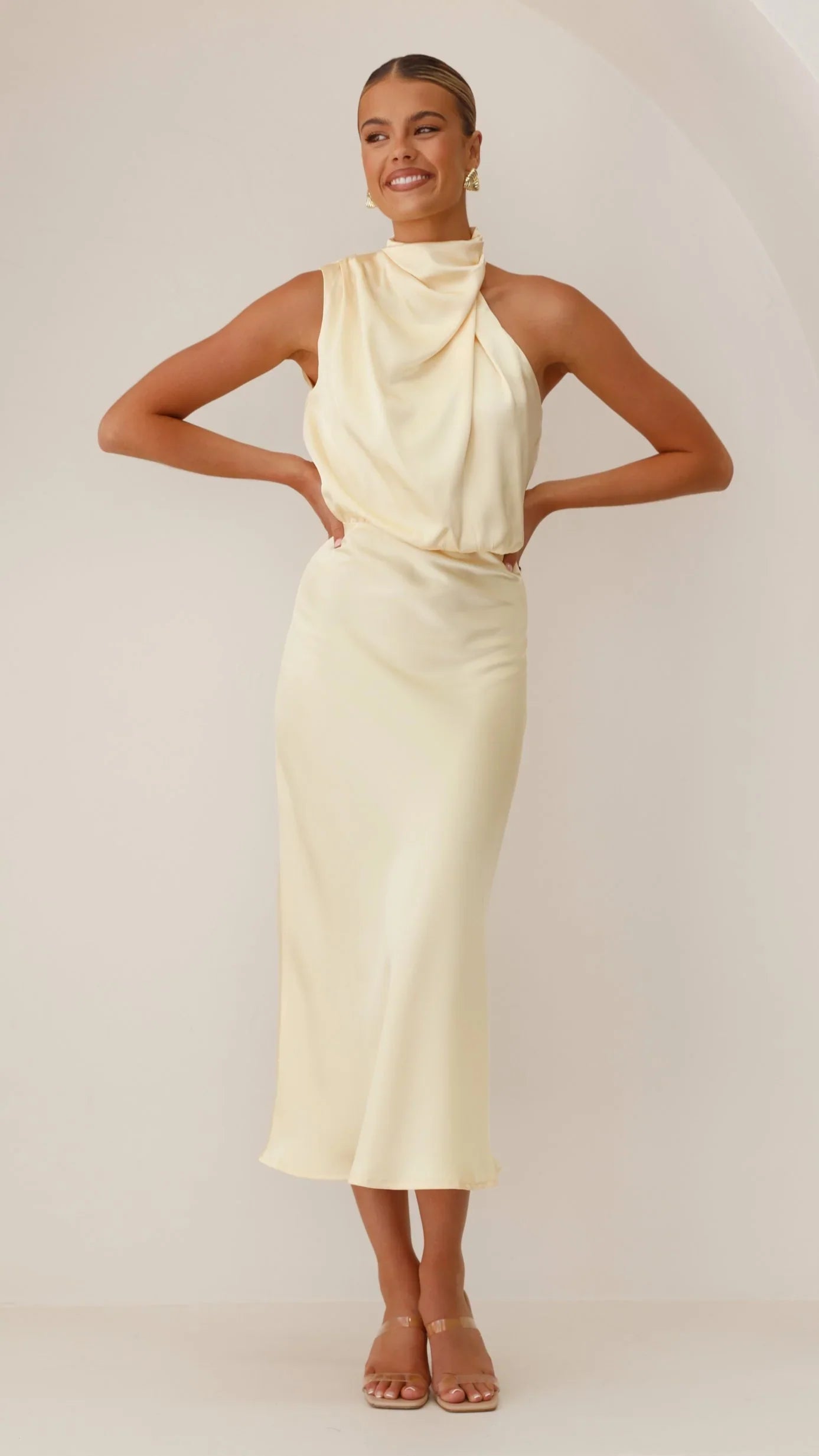 Esther Maxi Dress Lemon