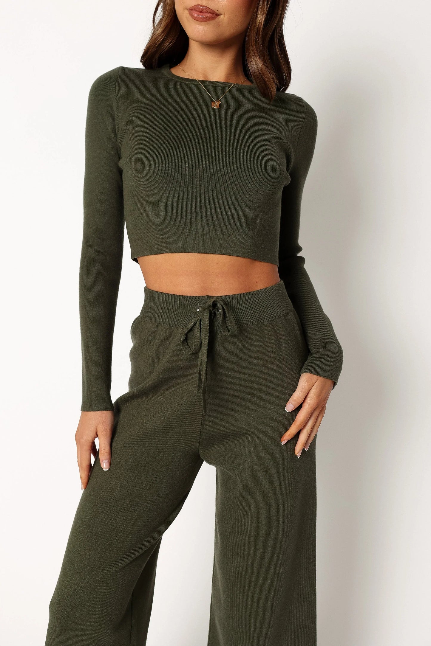 Ayers Long Sleeve Set Olive