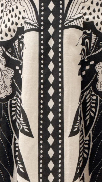 Melody Mini Dress Black White