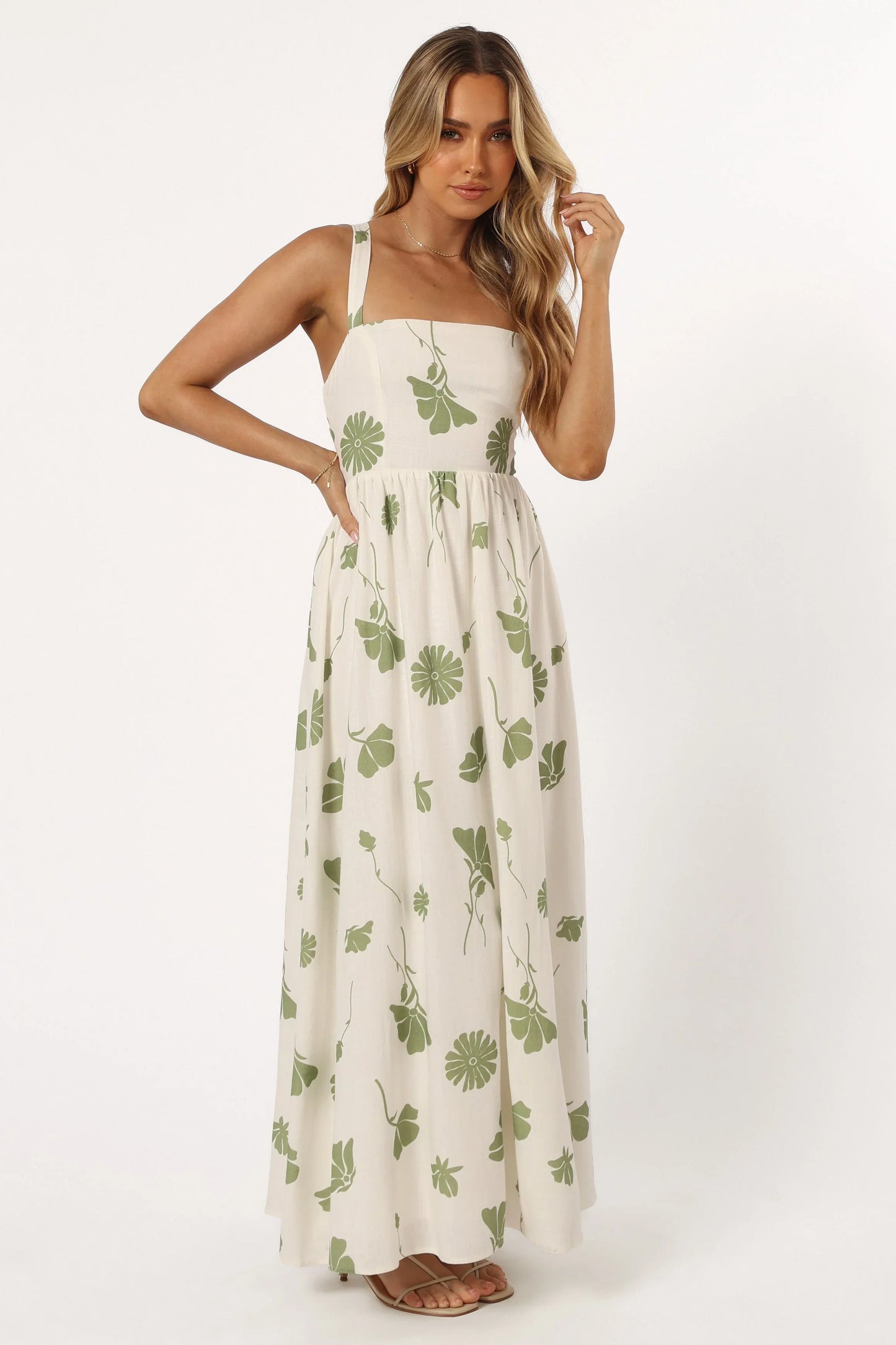 Hazel Maxi Dress Sage Floral
