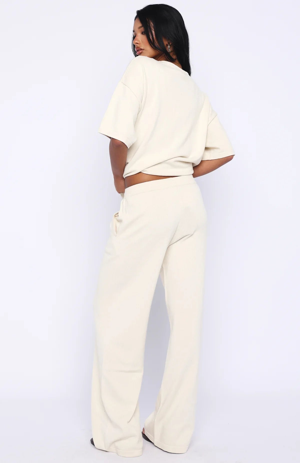 Rare Catch Knit Pants Cream