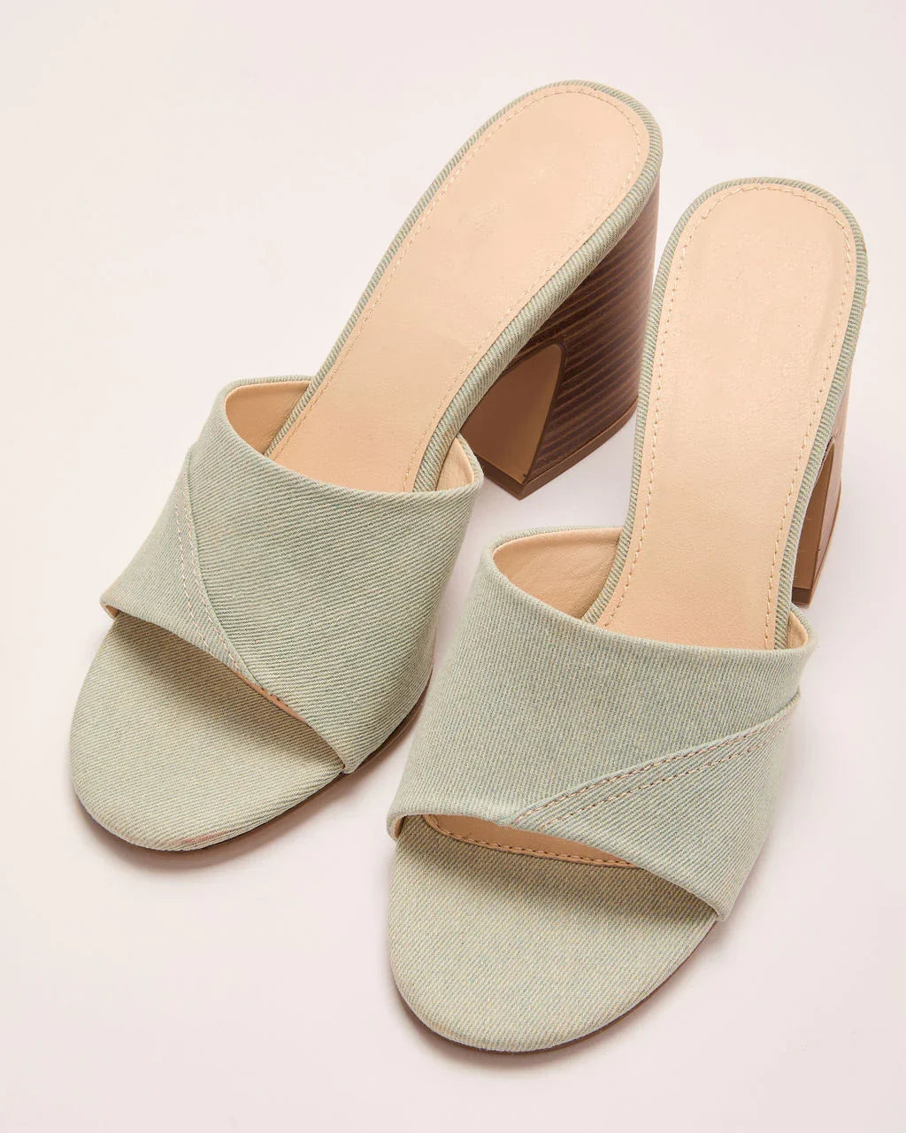 Ameliah Vegan Leather Heel Mules
