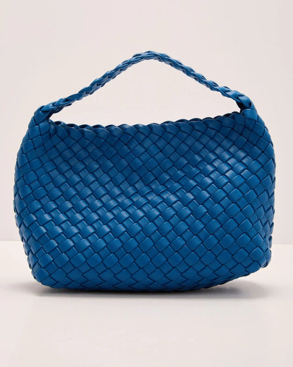 Fiah Textured Woven Vegan Leather Bag