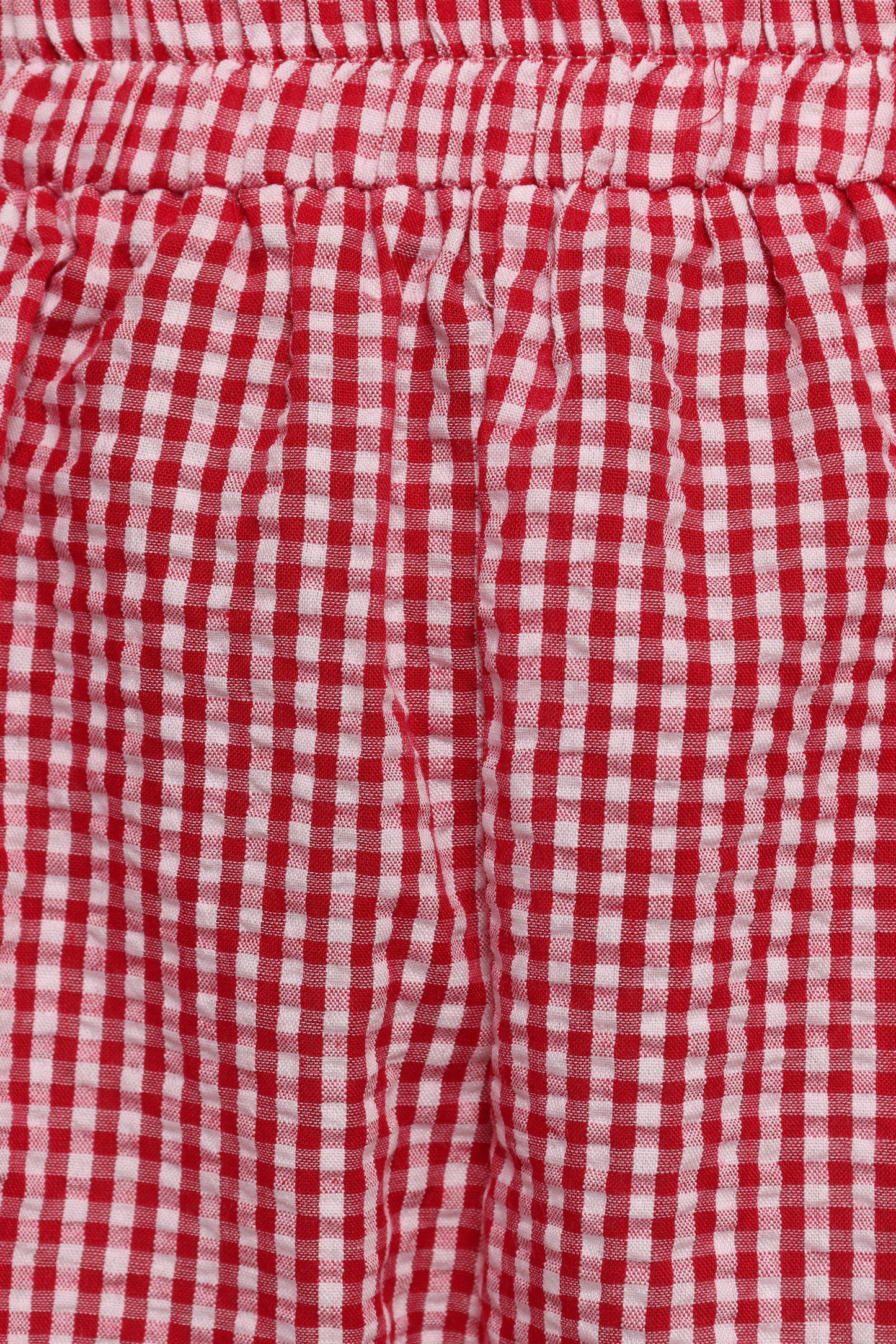 Libby Shorts Red Gingham