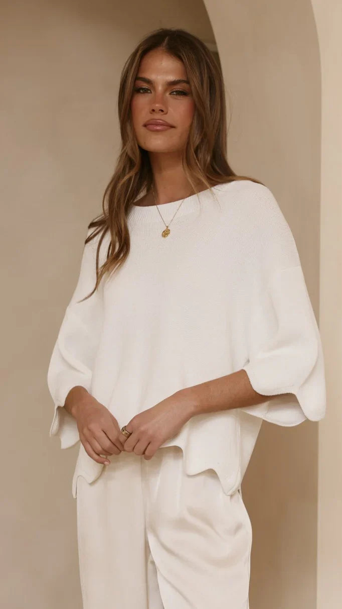 Bronnie Top White