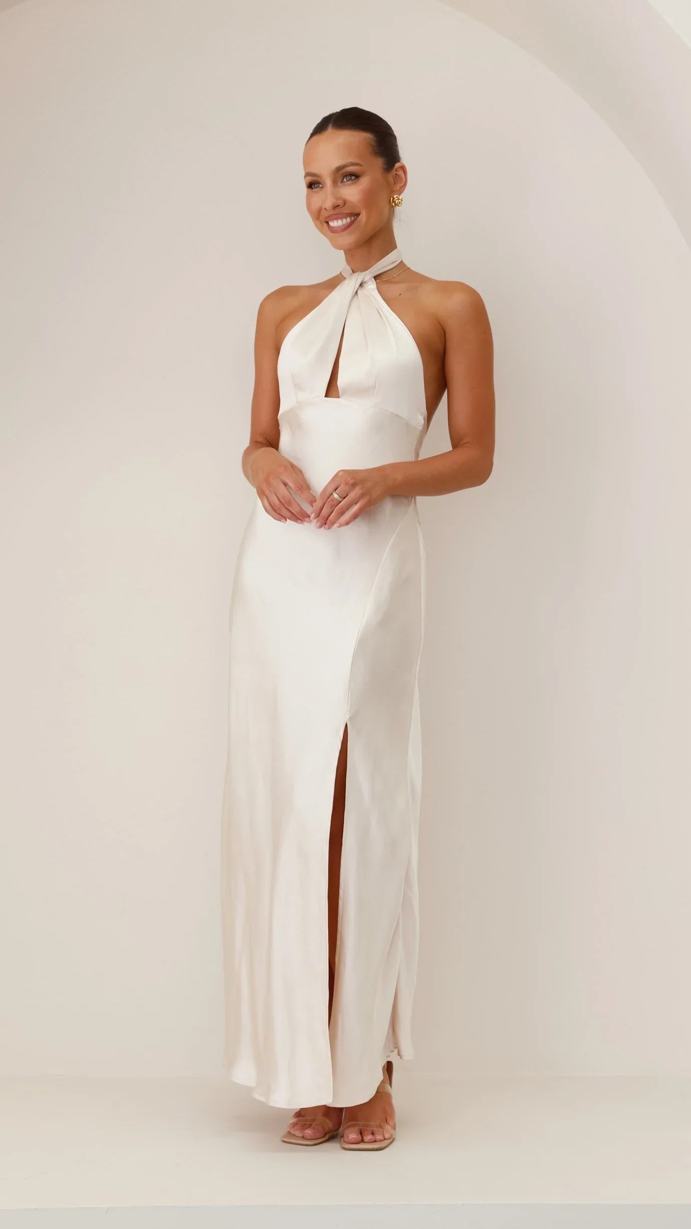 Amalia Maxi Dress Champagne