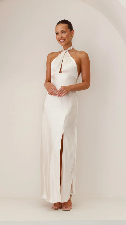 Amalia Maxi Dress Champagne