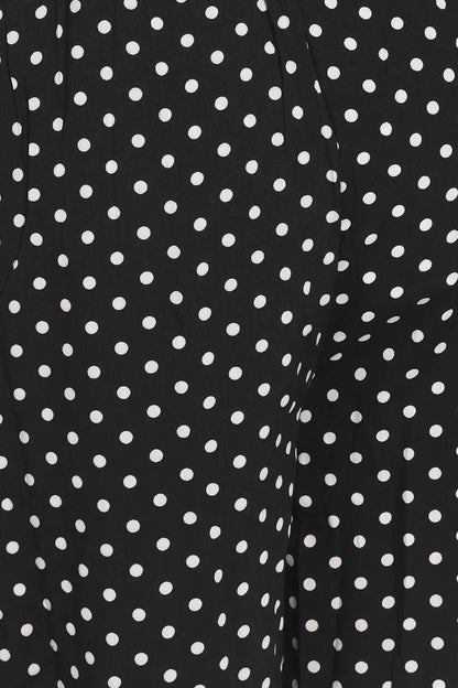 Neveah Pant Black Polka Dot