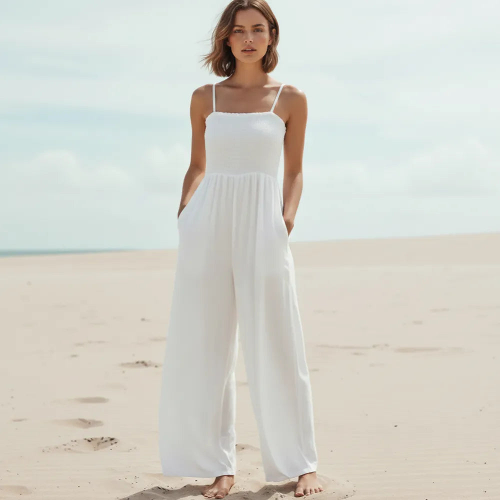 Casual Spaghetti Strap Jumpsuit Rompers