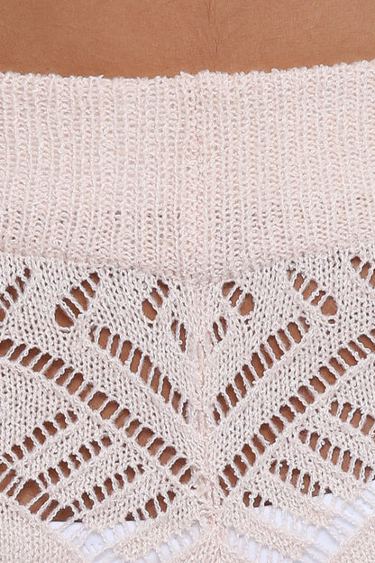 Briony Knit Pant Set Cream