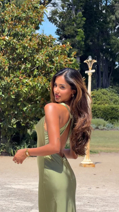 Eva Maxi Dress Olive