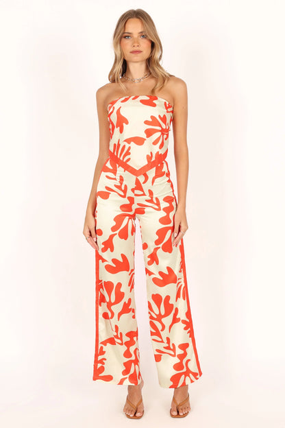 Akeli Scarf Top Orange Botanica