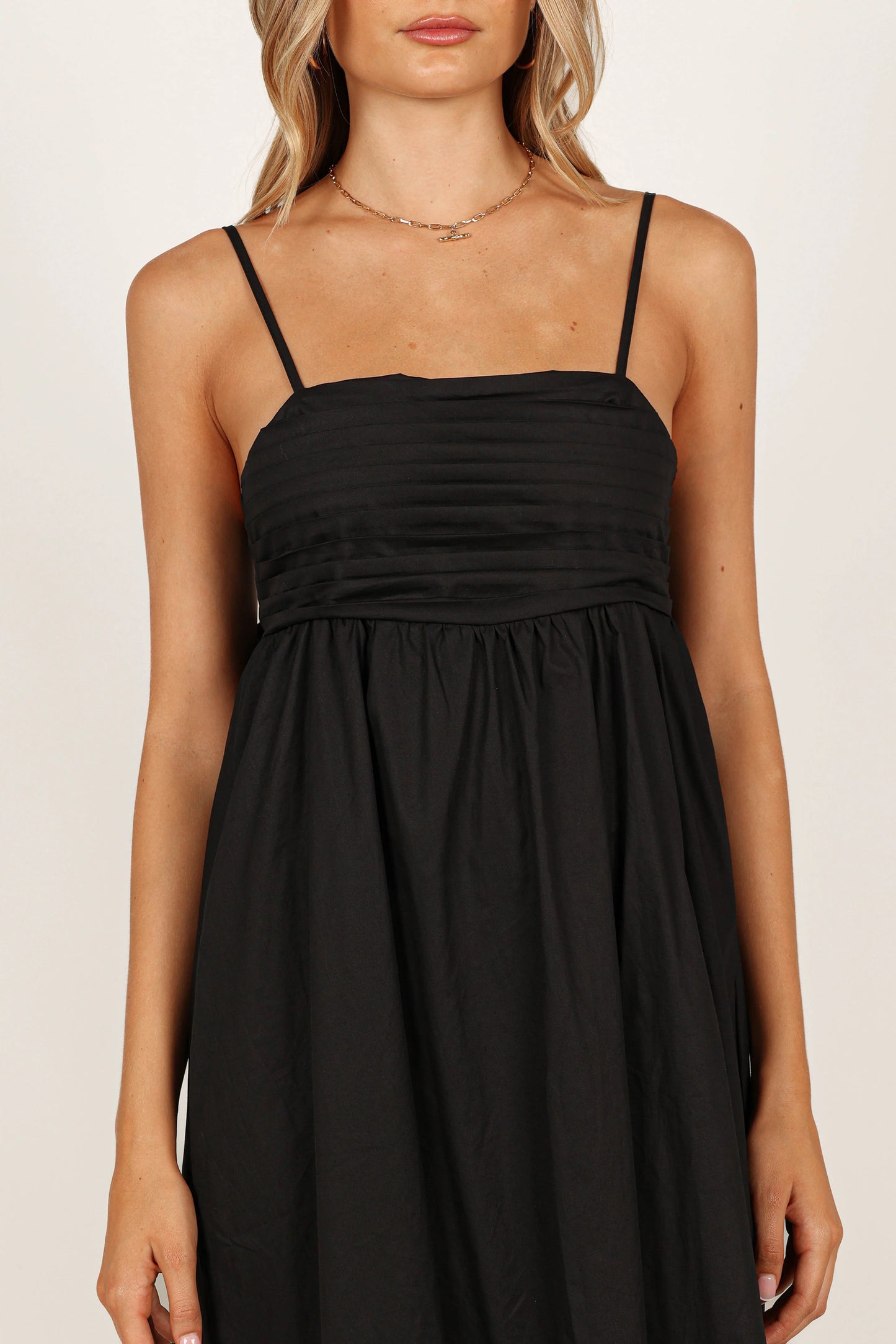 Alice Bow Back Midi Dress Black