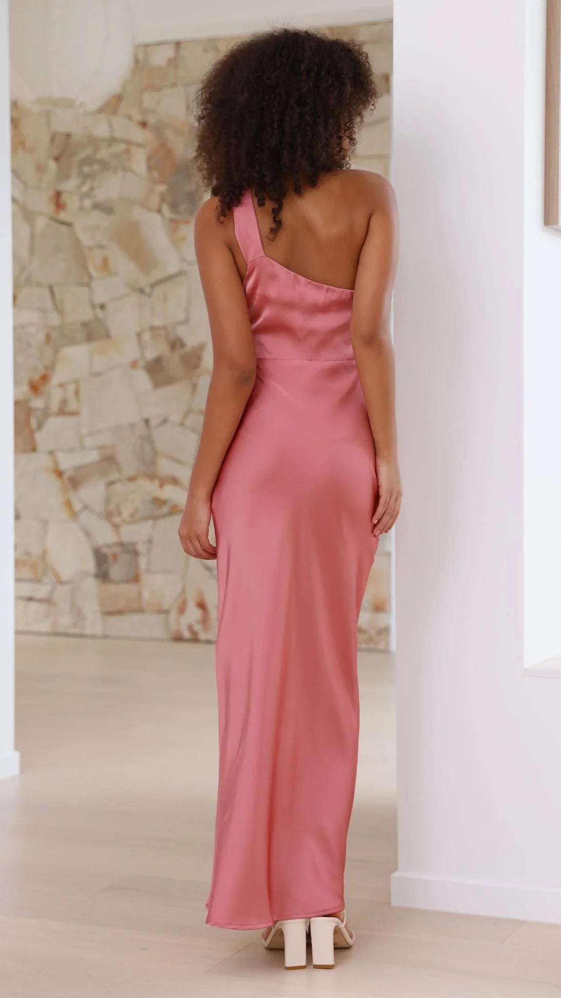 Greta Maxi Dress Baked Rose