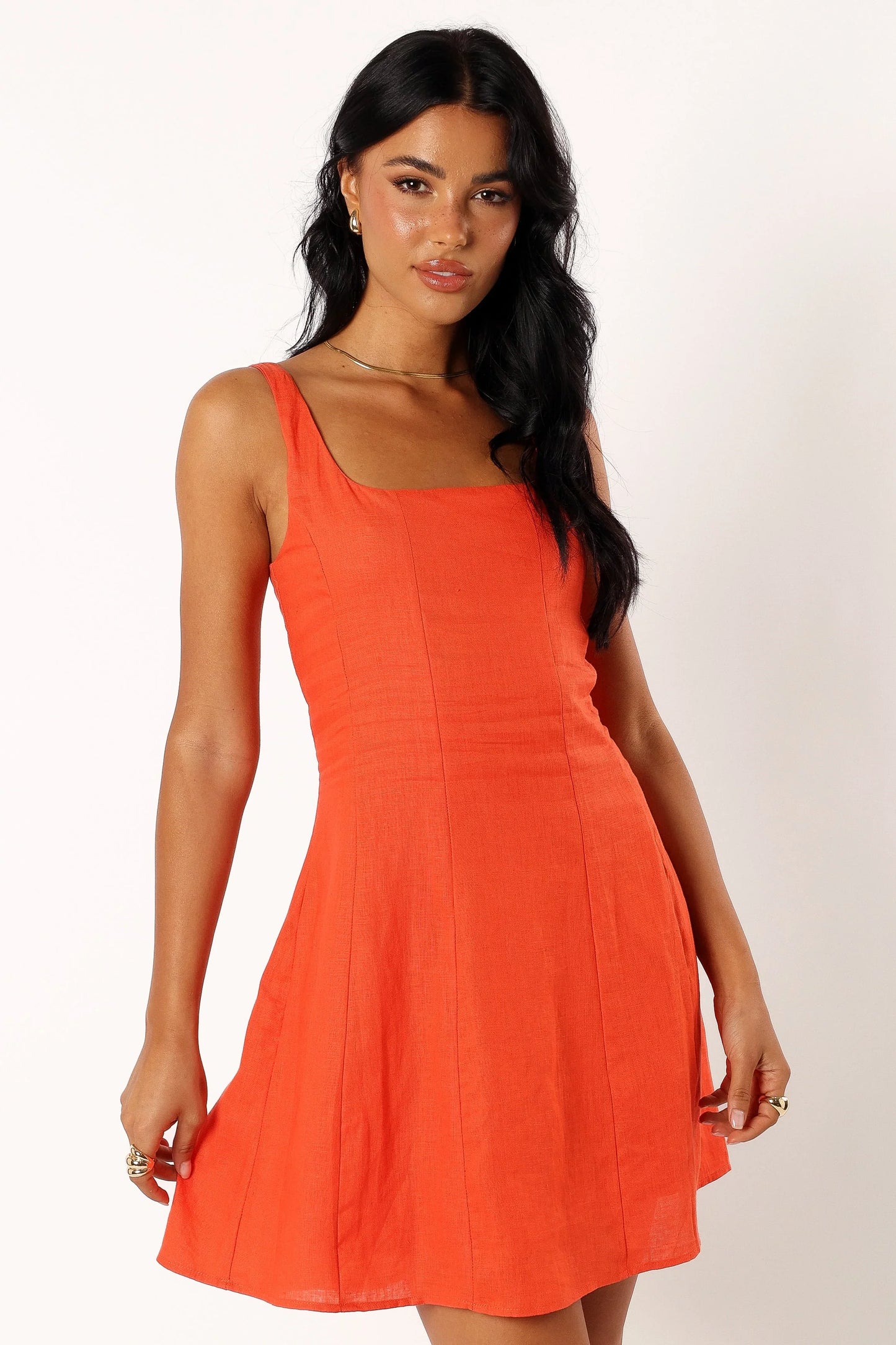 Dillion Mini Dress Blood Orange