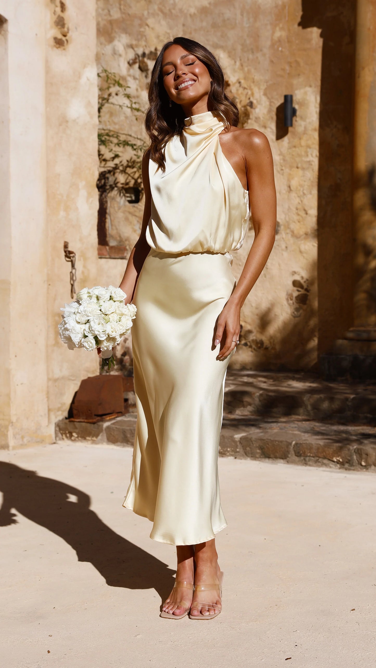 Esther Maxi Dress Lemon