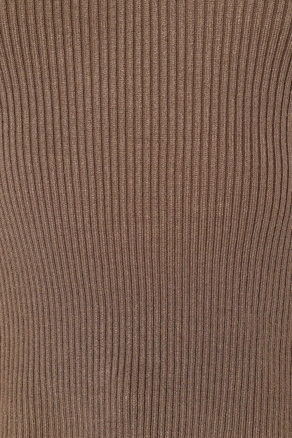 Jupiter Long Sleeve Knit Top Mocha