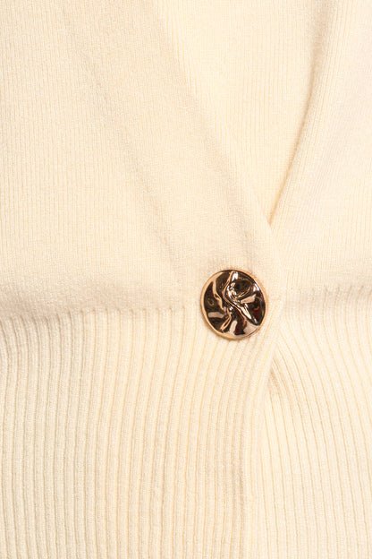 Caterina Button Cardigan Cream