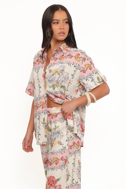 Cascais Shirt Rose Tile