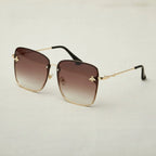 Rimless Square Sunglasses