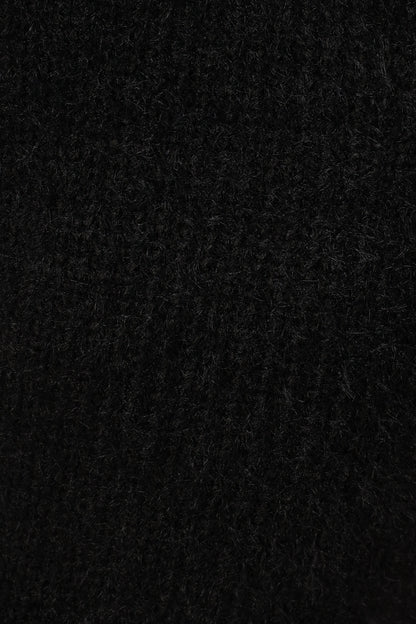 Sunni Turtleneck Midi Dress Black