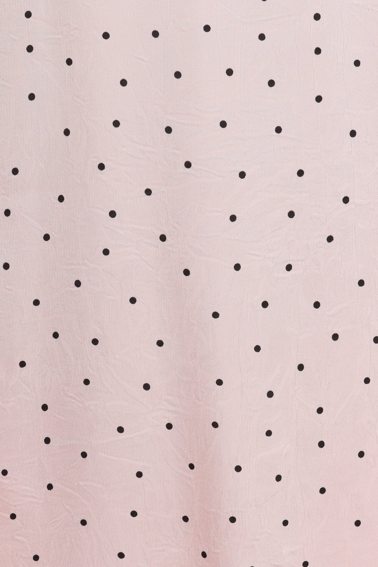 Gabrielle Mini Dress Pink Polka Dot