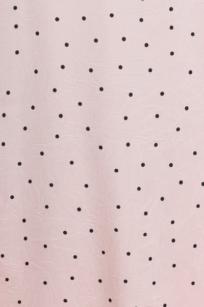 Gabrielle Mini Dress Pink Polka Dot