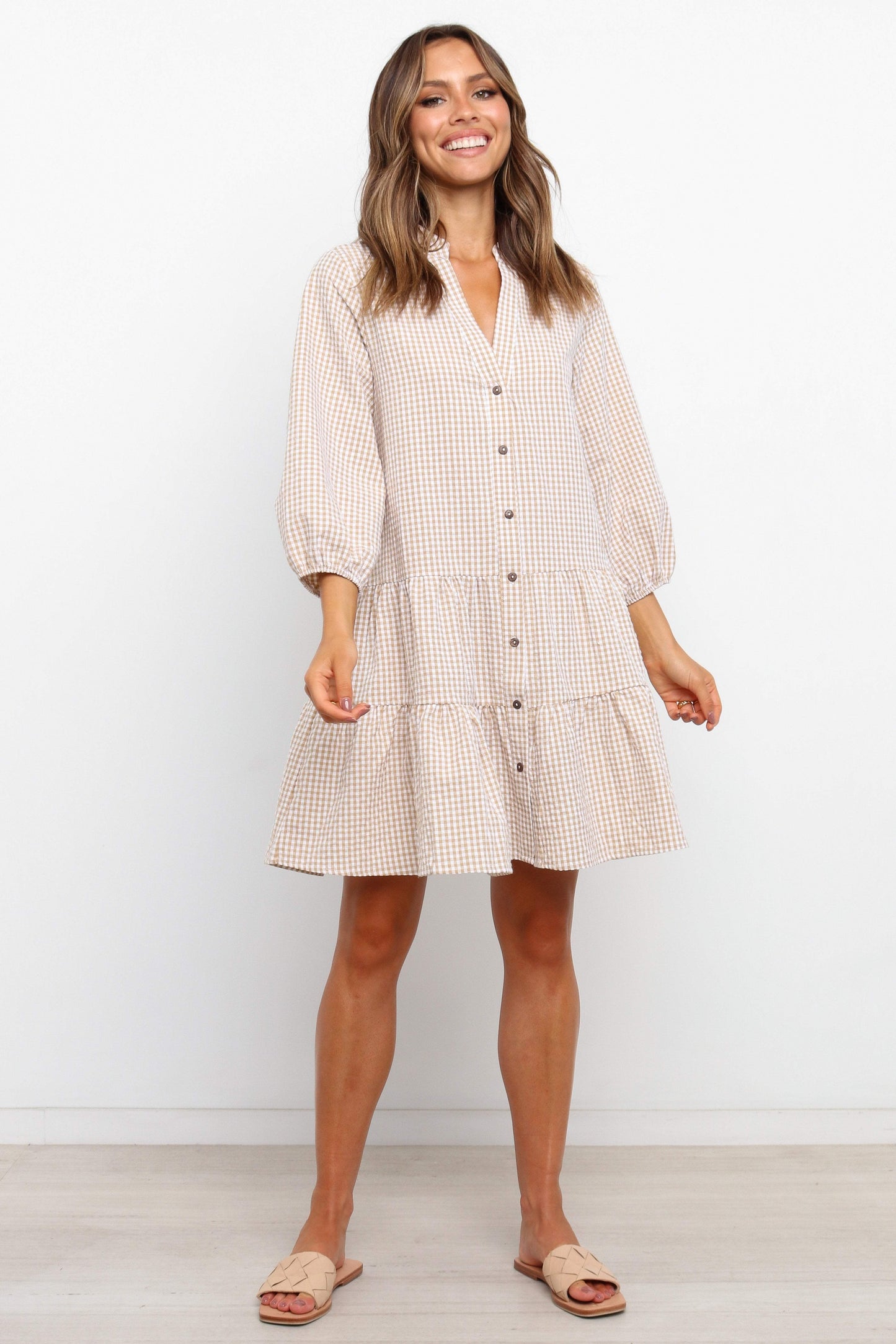 Daria Dress Beige