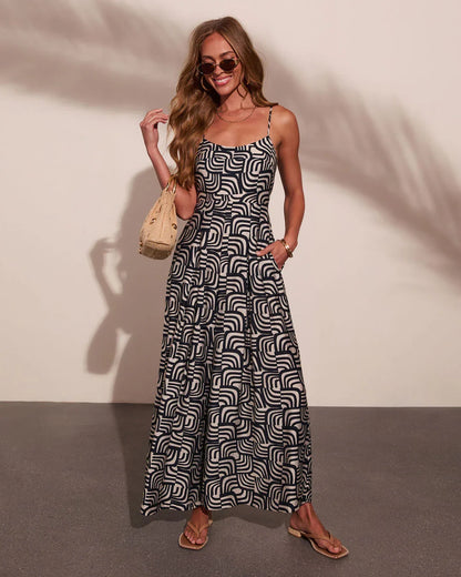 Seaside Darling Abstract Print Jumpsuit