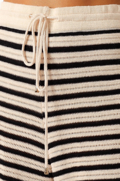 Cherie Knit Short Sand Black