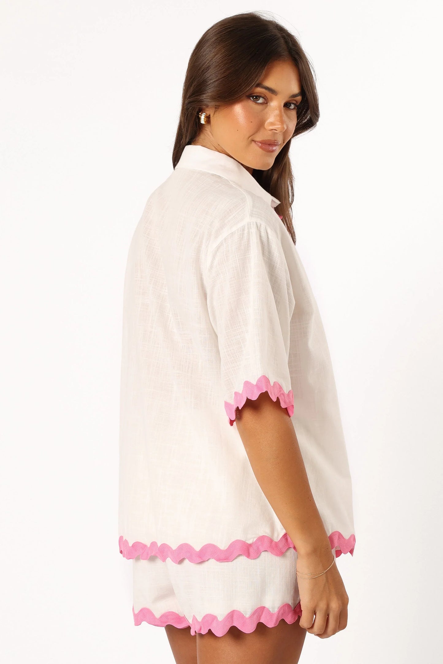 Wilson Short Set White Pink