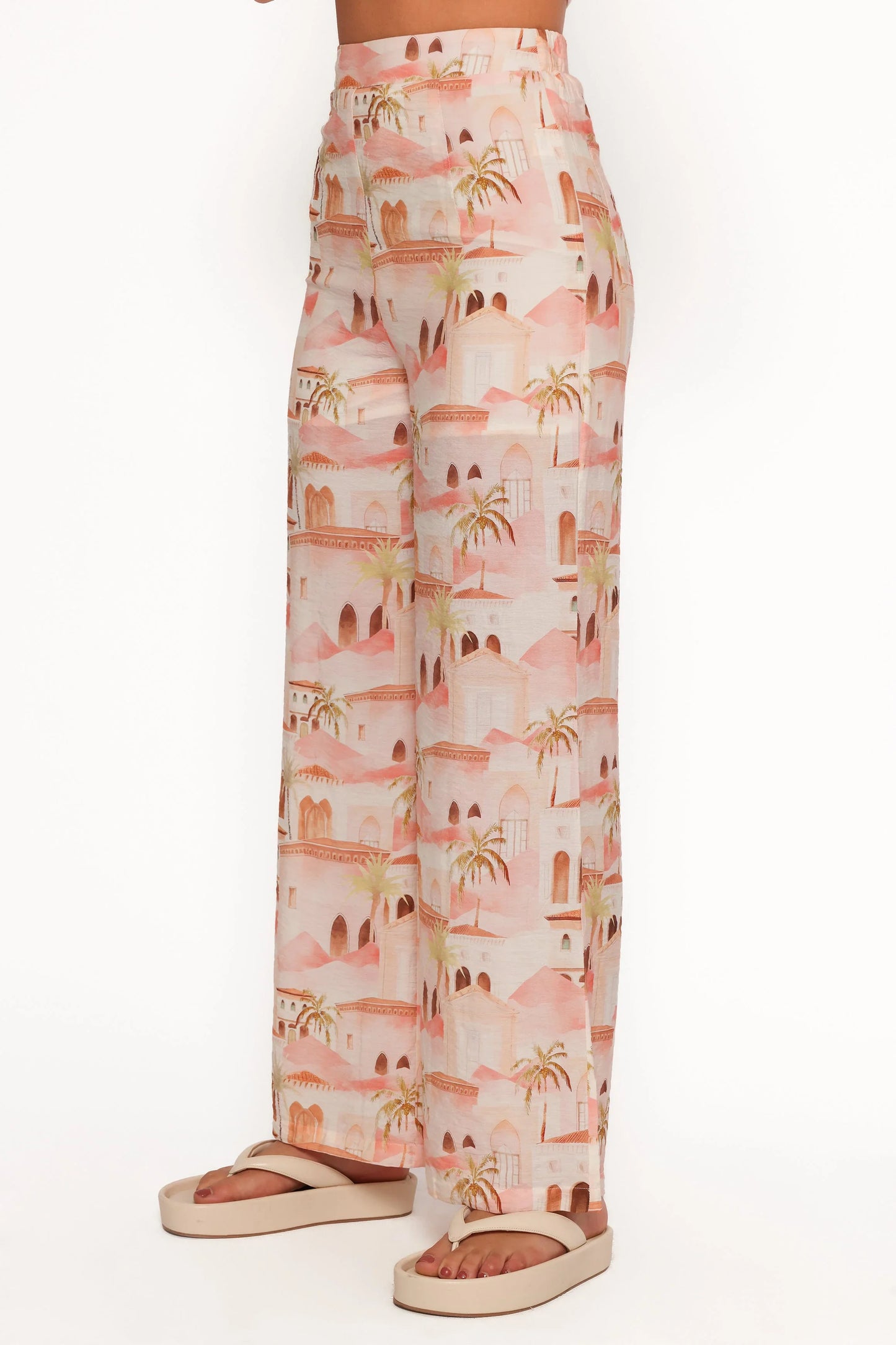 Devina Pants Tan Print