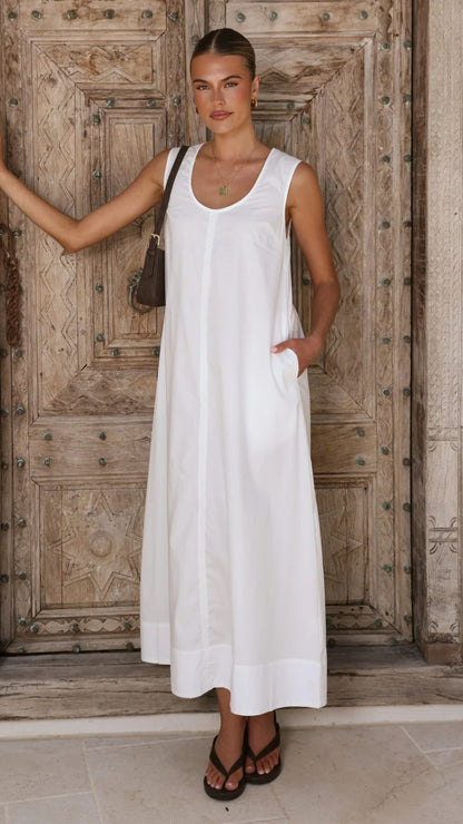 Alex Maxi Dress White