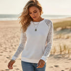 Boho Lace Long Sleeve Tee