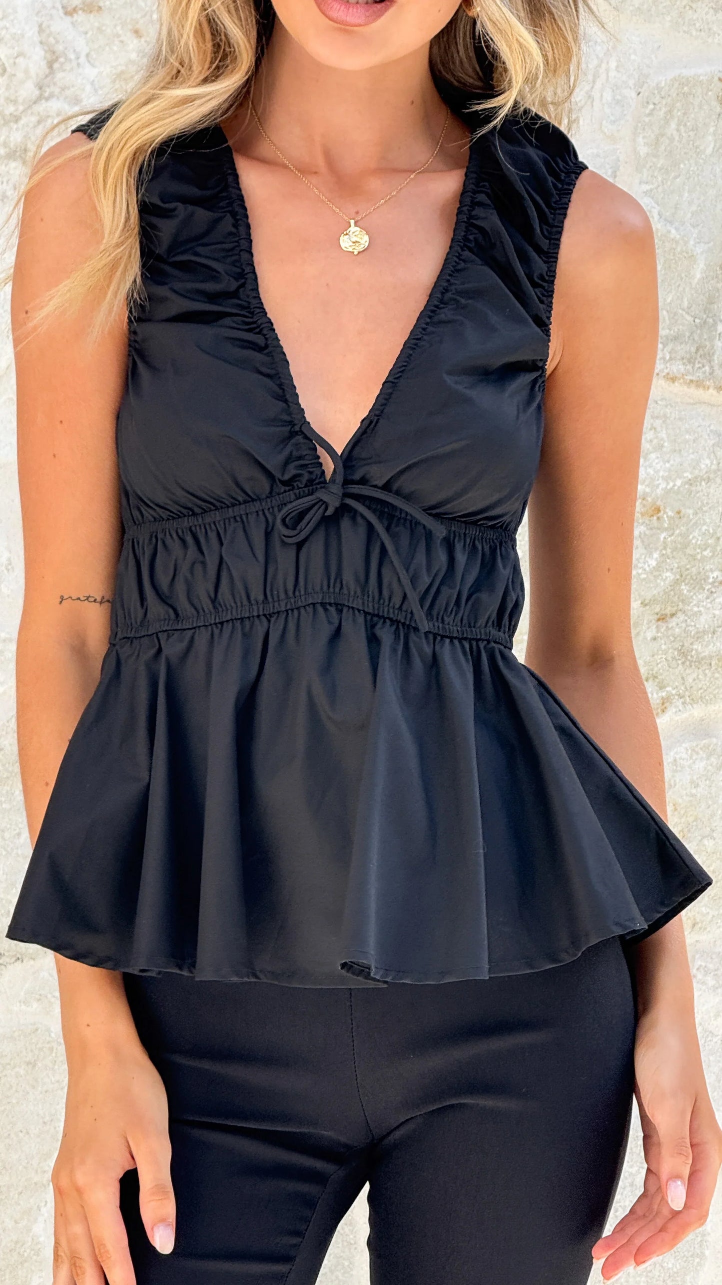 Elvie Top Black